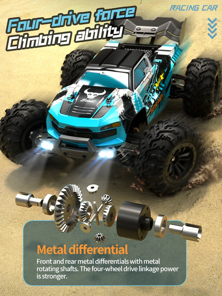 ZLL SG116 MAX 1:16 High Speed Drift Racing 80KM/H Brushless Motor 4WD RC Off Road Car Monster Trucks Toys for For Kids Gifts 5
