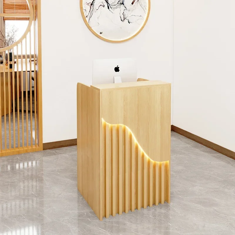 Checkout Page Counter, Simple Modern Small Front Desk, Restaurant Reception Desk, Cash Register, Bar Table