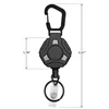 Heavy Duty Retractable Keychain Retractable Buckle Key Anti-Theft Badge Cover Automatic Retractable Anti-Theft Key Chain 6