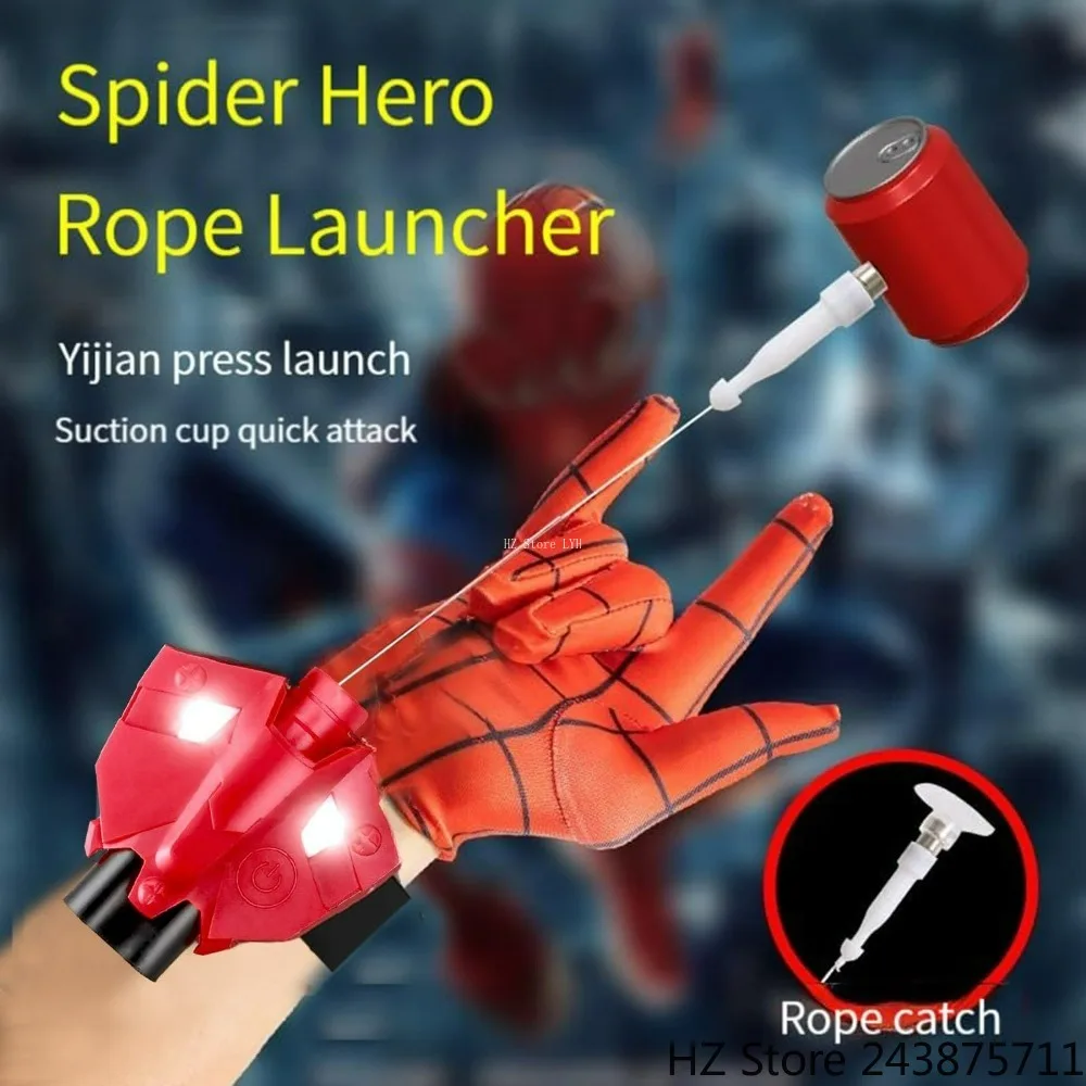 GDHKDDFL Accessoires pour vidéos Courtes, Retour Automatique de la Corde, Lanceur Toile en Hommage au Spidey, Jeu tir sur d'araignée Peter Parker, Parfait for Le Cosplay, Halloween et Plus Encore GDHKDDFL Accessoires pour vidéos Courtes, Retour Automatique de la Corde, Lanceur Toile en Hommage au Spidey, Jeu tir sur d'araignée Peter Parker, Parfait for Le Cosplay, Halloween et Plus Encore