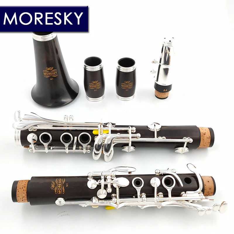 Moreskyプロフェッショナルエボニーシンチネットbb 17キーシルバー 
