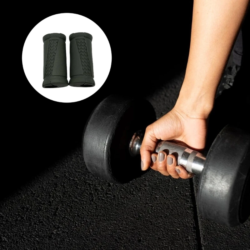1 Pair Arm Training Rod Grips Barbell Hand Grips Strengthener Weightlifting Rod Grips Dumbbells Resin Grips Barbell Grips 5