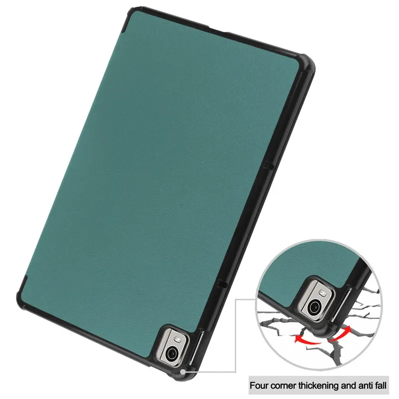 para Nokia T21 t 21 T20 Case 2023 10.4 Polegada de Couro do Plutônio Tri-dobrável Suporte Magnético Flip Capa para Funda Nokia T21 2023 Tablet Crianças - Imagem 2