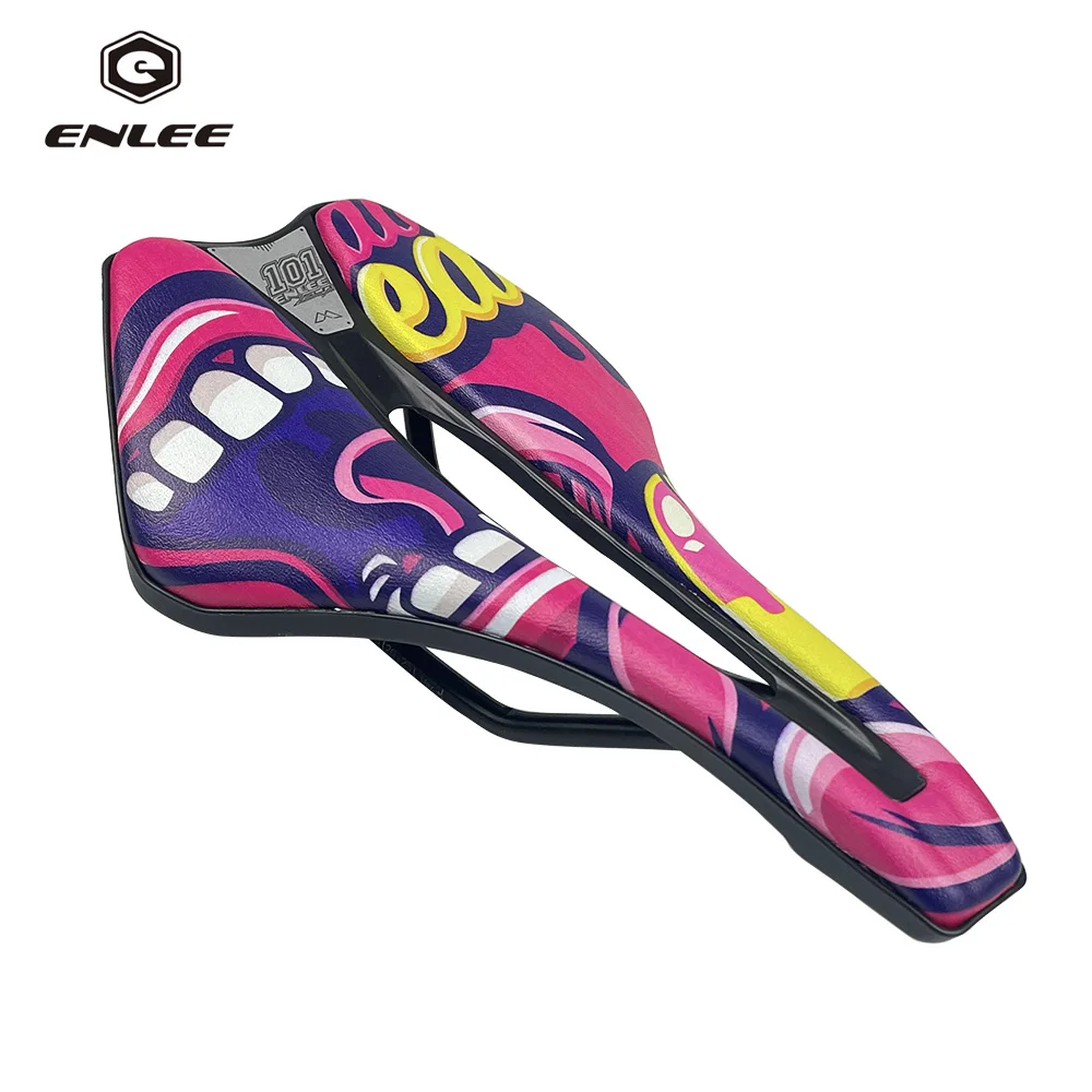 Coussin De Selle De Vélo ENLEE - Creux Et Respirant - Pour VTT, Route - 245x145mm