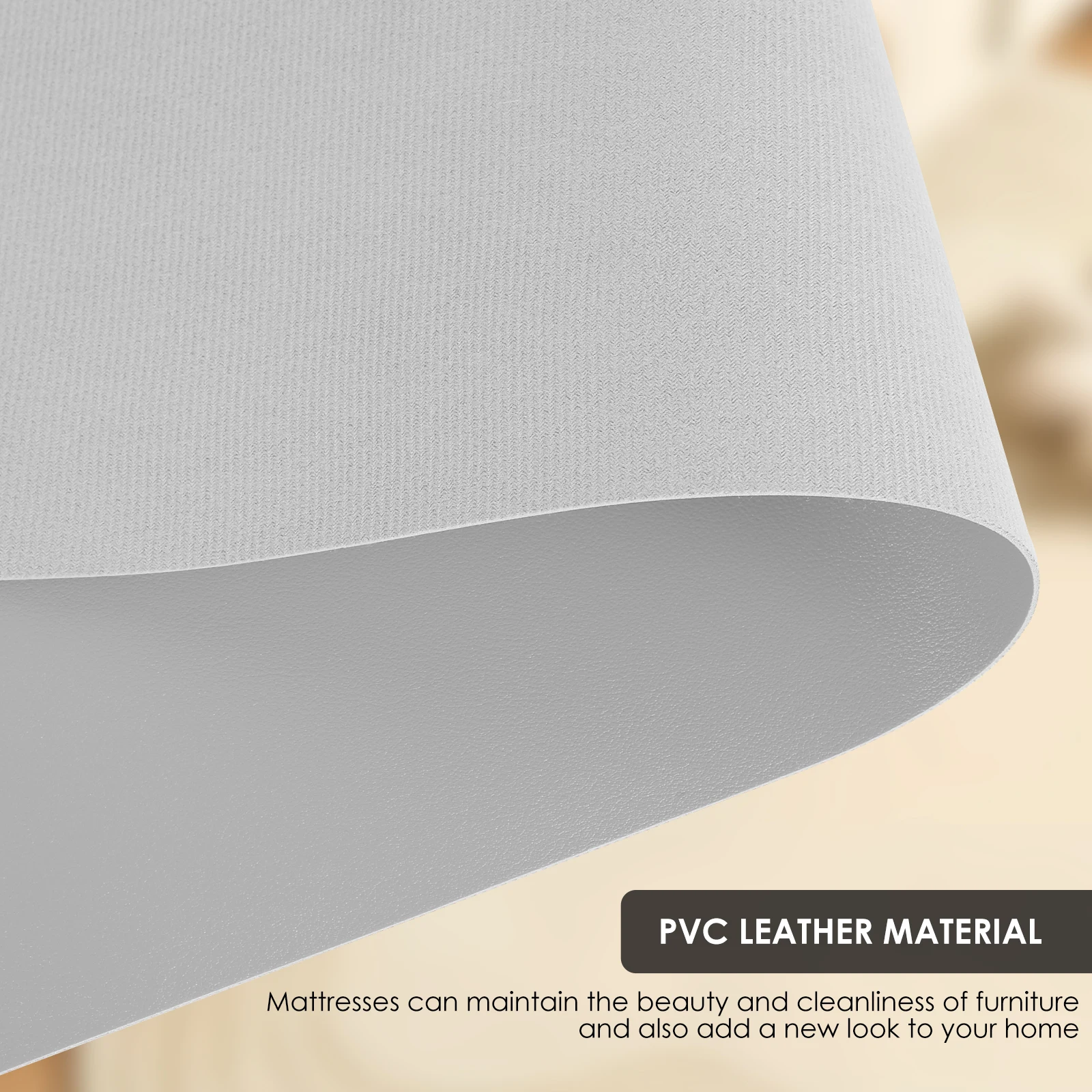 63Inch Waterproof Desk Mat PVC Leather Office Table Cover Smooth Multipurpose Tea Table Protector Mat for Home Office Dresser