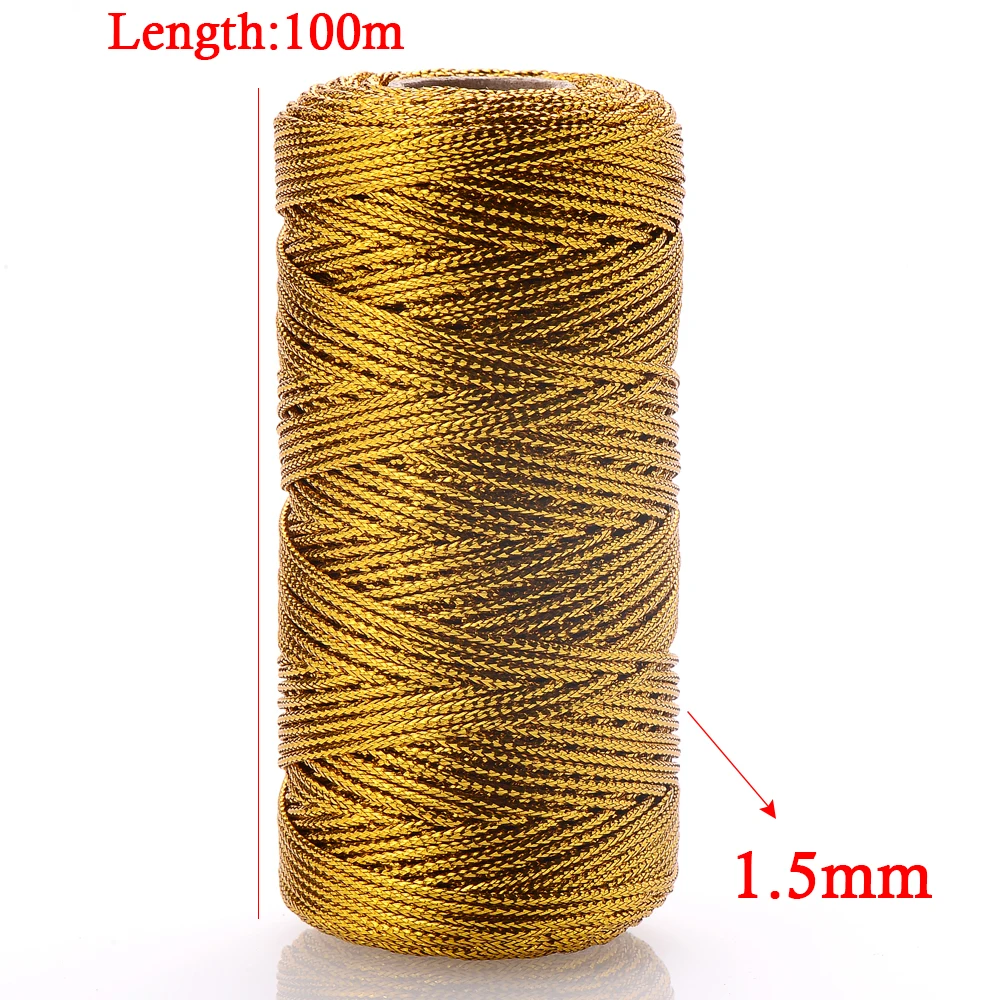 1 Pièce 100 Mètres Mariage Célébration Bouquet Décoration Corde Fine Corde  Pour Étiquette De Pendaison De Paquet Cadeau Ficelle Pour Décoration De  Bricolage Emballage Cadeau Et nœud Pour Cadeau De Noël, Ruban