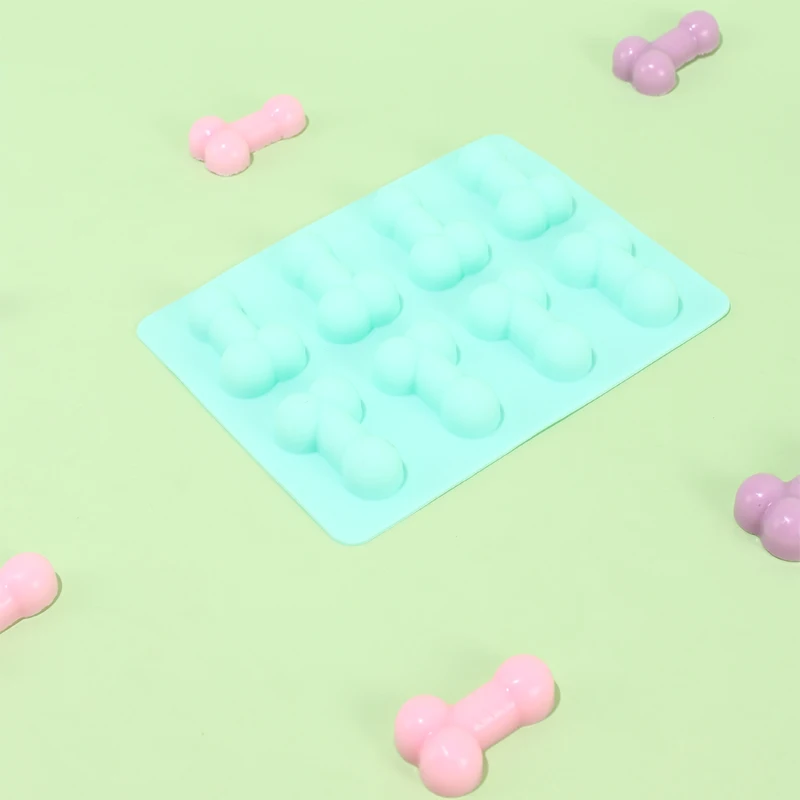 New Fashion Silica gel Cake Mold random color Sex Erotic Peniss Ice Mold  Penis Ice Tray Mould Mold#Tanghongyan#