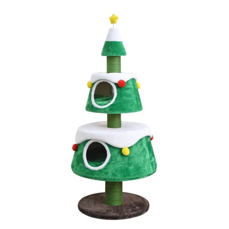 

Christmas Tree Cat Climbing Frame Nest Integrated Grasping Column Toy Pet Supplies