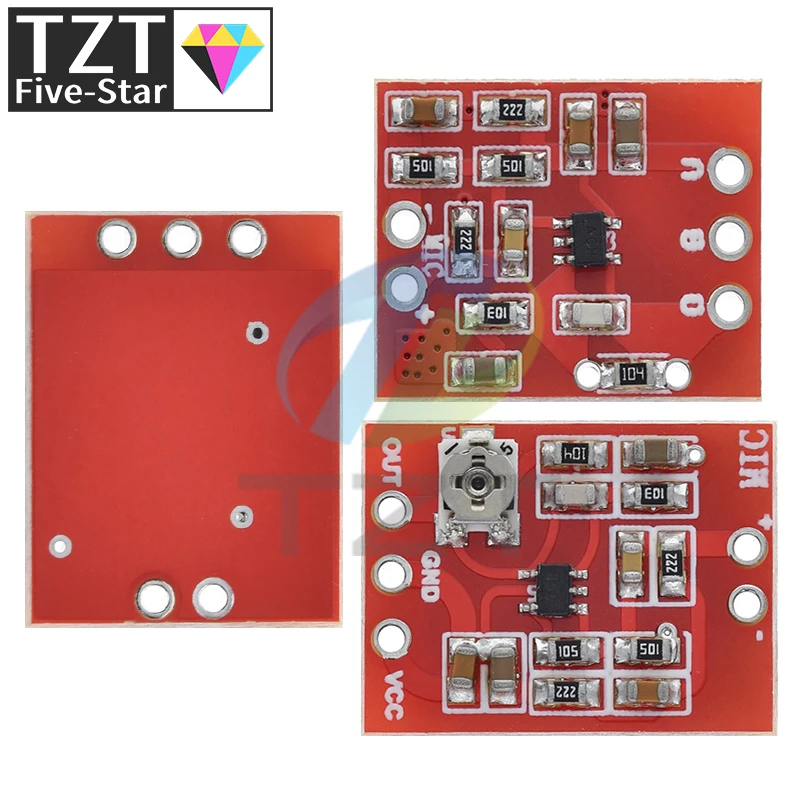 1/3PCS NEUE MAX4466 Elektret-mikrofon Verstärker Bord Einstellbare Verstärkung Pickup Vorverstärker Preamp für arduino