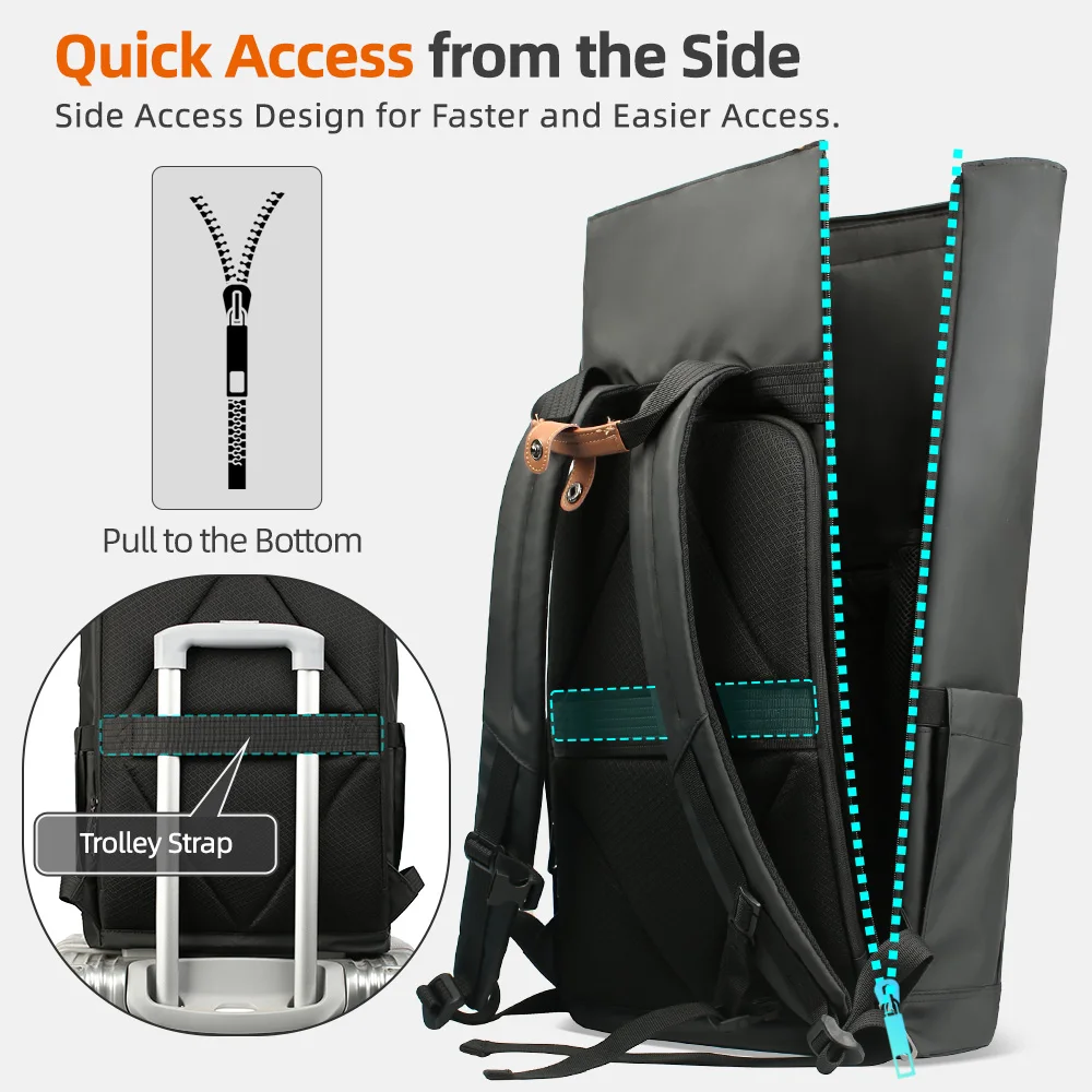 Heroic Knight Backpack Men Expandable Travel Backpack Daily Cycling backpack Waterproof High Capacity Man Outdoor hiking Handbag 6
