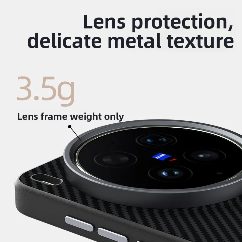 Magnetic Fiber Grain Acrylic Shockproof Case - Skin-Friendly and Stylish Cover