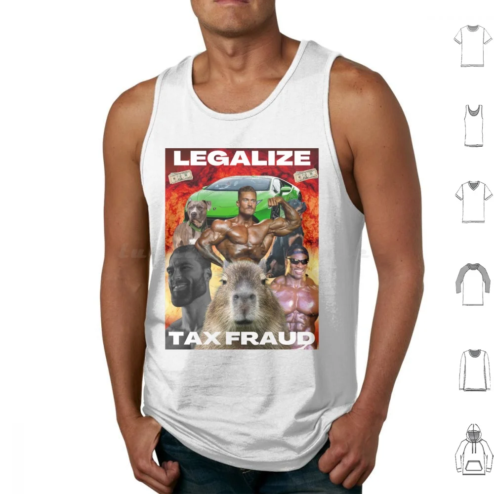 

Легализующие налог. Мошеннические майки без рукавов. Легализует налог. Мошенничество. Собак. Гигад Ронни. Капибара Крис буmstead.