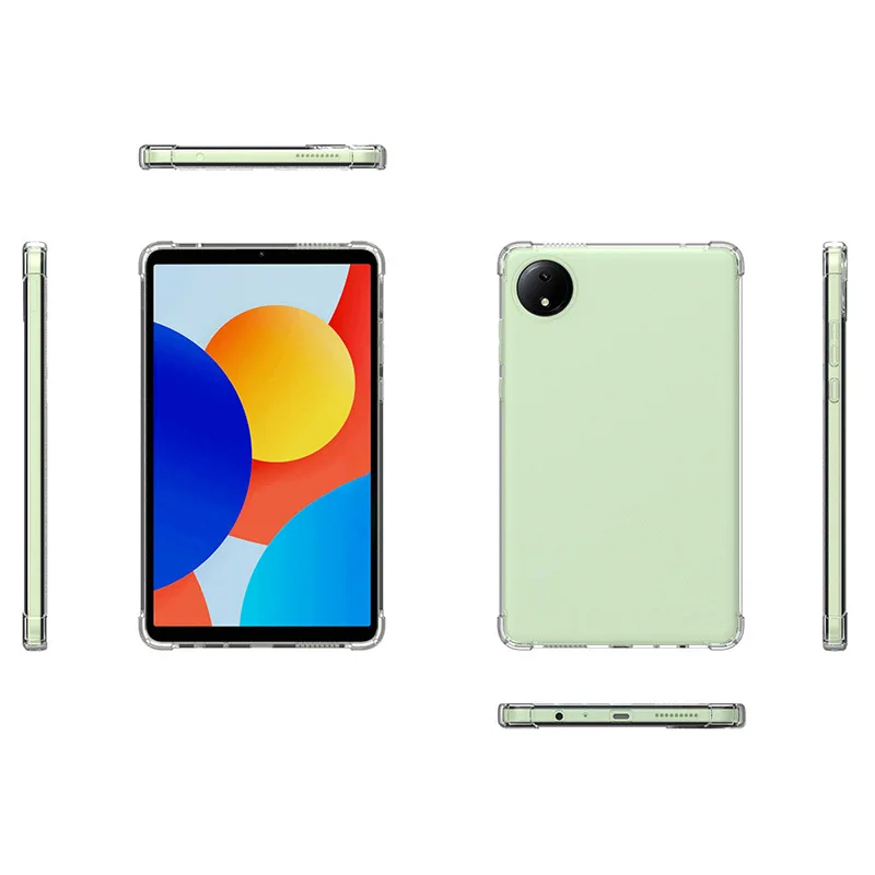 Durable TPU Clear Soft Cover for Tablets - Shockproof Protective Skin Case