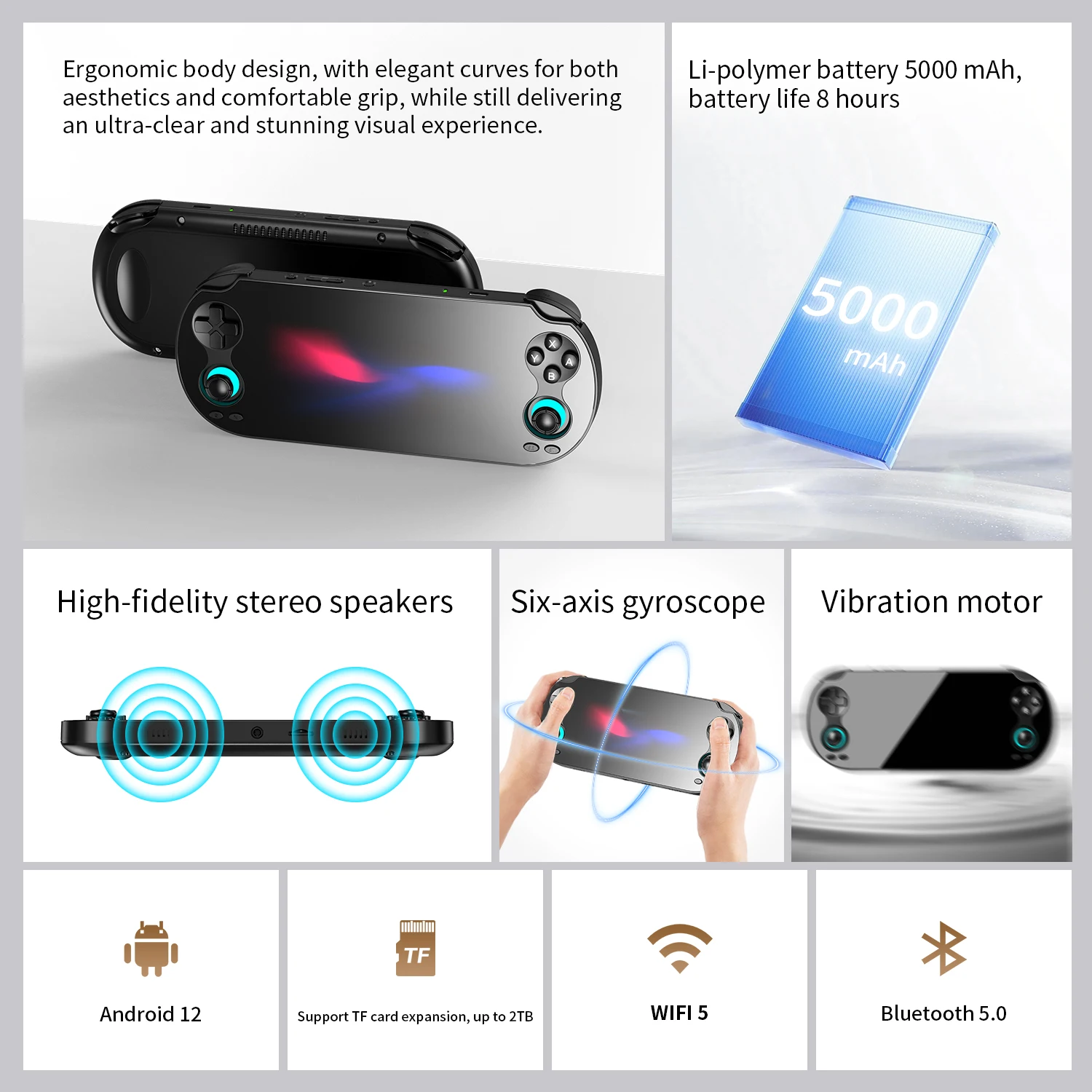 Anbernic Rg Vita Pro Handheld Game Console Android Bluetooth_voghion.com