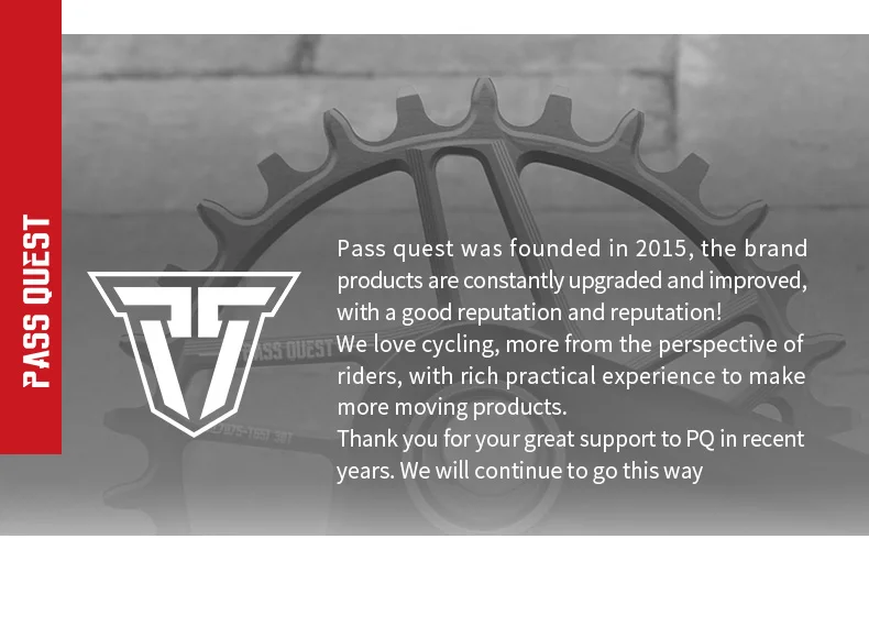 PASS QUEST Chainring 110 BCD for Shimano 105 R7100 UT R8100