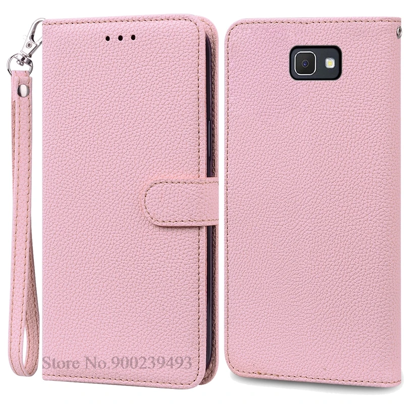 Leather Wallet Flip Cover for Samsung Galaxy J7 Prime