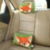 Comfortable Cartoon Headrest Back Cushion Stitch Pooh Bear Nick Judy Stuffed Anime Neck Pillow Back Cushion Car Decor Girl 6