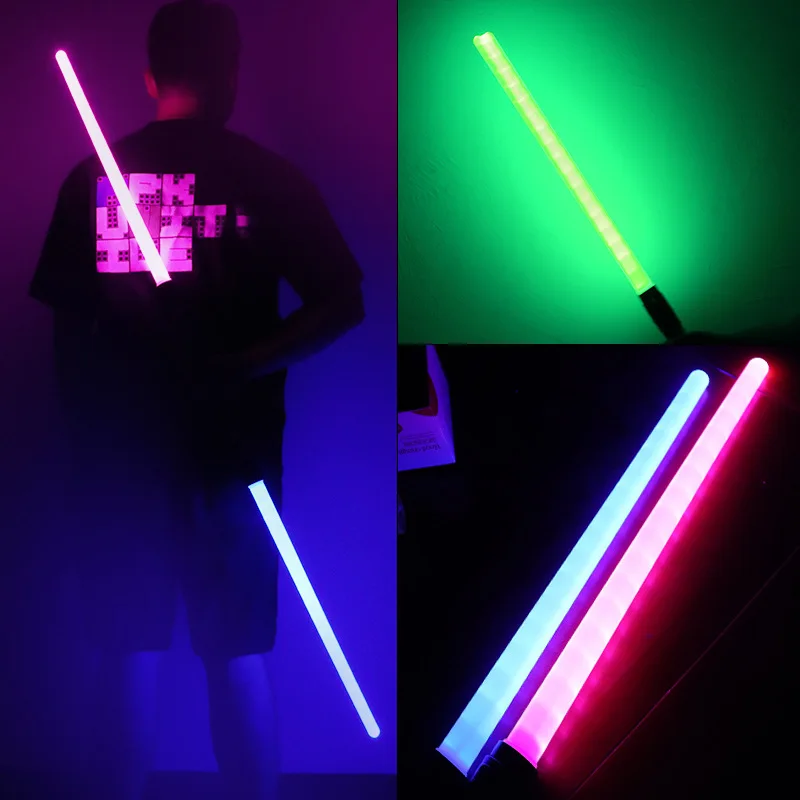 Dual-Color Flashing Sword Lightsaber for Kids - Ultimate Rave Cosplay Toy Gift