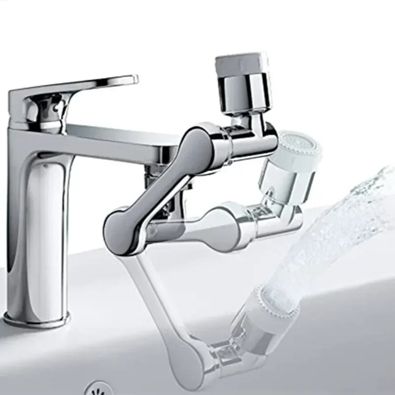Faucet Sprayer Head Multifunction 1080&deg; Rotation Faucet Sprayer Head 22/24mm Adaptor Faucet Extender Aerator Splash Bubbler Nozzle Kitchen Tap Tools