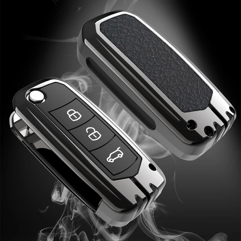 Custodia Per Chiave A Distanza Per Auto In Lega Di Zinco Shell Per Trumpchi Gac Gs3 Gs5 Gs6 Smart Key Protector Holder Fob Accessori Portachiavi