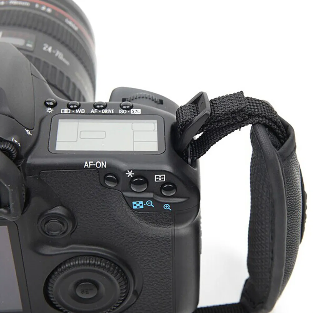 나일론 블랙 DSLR 카메라 핸드 스트랩 그립 스태빌라이저 비디오 카메라용 카메라 슬링, 올림푸스 삼각대 호환