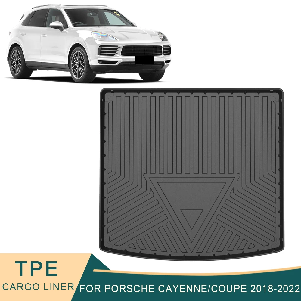 

For Porsche Cayenne 9Y0 Coupe 9Y3 2018-2023 Car Cargo Liner All-Weather TPE Non-slip Trunk Mats Boot Tray Carpet Accessories