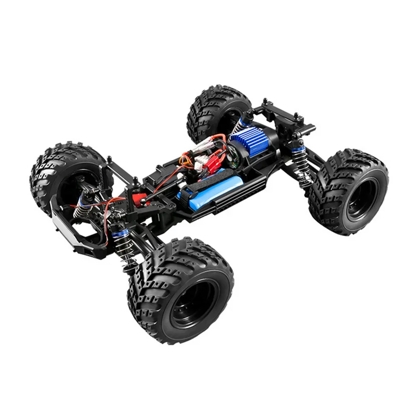 Pneus de rechange pour voiture RC HBX HAIBOXING 1/12, vue de dessus montrant le motif en relief.