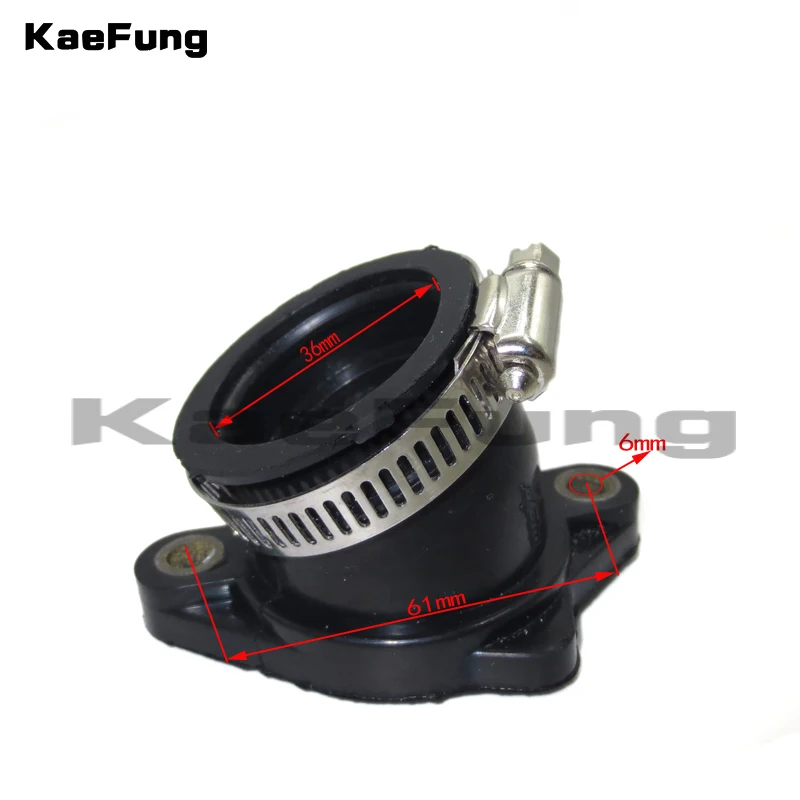 

Motorcycle Dirt Bike Racing Carburetor Rubber Angled Adapter Inlet Intake Pipe For MIKUNI VM24 OKO28 KOSO30