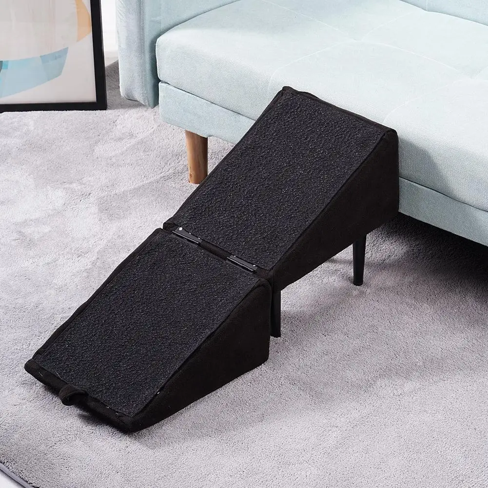 Wooden Pet Staircase Safety Ramp Footstool For Dogs Cats