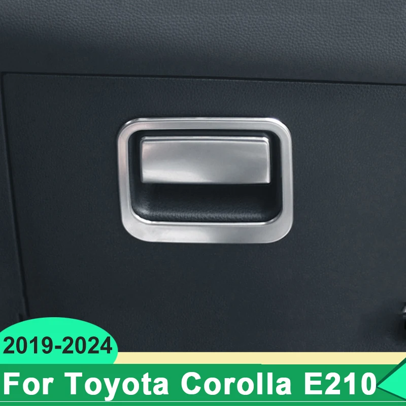 

Для Toyota Corolla E210 2019 2020 2021 2022 2023 2024 автомобильный контейнер для хранения перчаток, рамка, крышка ручки, отделка, стикер, аксессуары