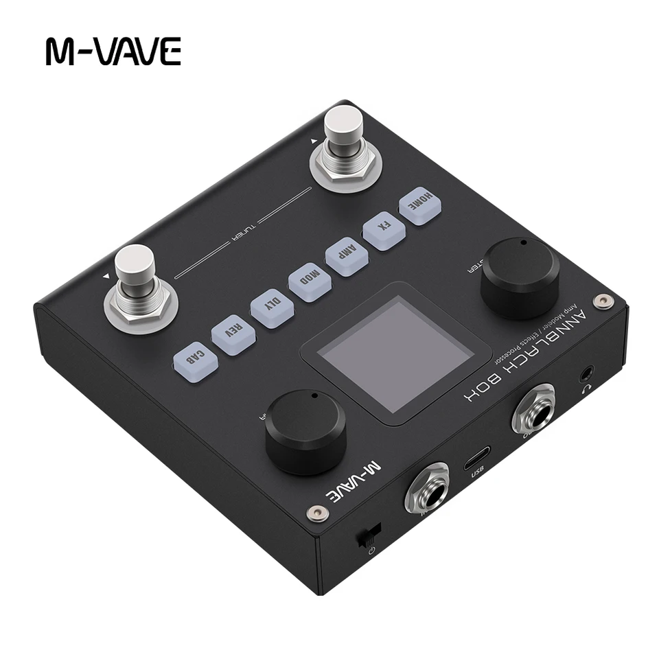 M-VAVE Annblackbox マルチエフェクトペダル Blackbox - ギター/ベース