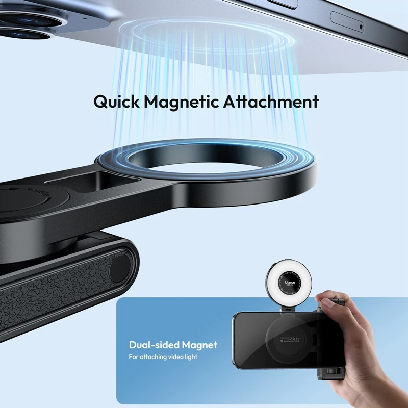 Mini Perche a Selfie, Extensible Trépied pour Téléphone avec Télécommande Détachable Portable