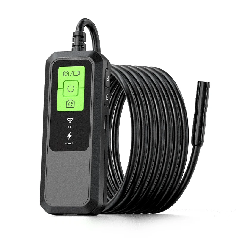 새로운 풀 HD 2K WIFI 무선 연결 모바일 산업용 내시경 IP67 방수 하수구 비디오 검사 카메라