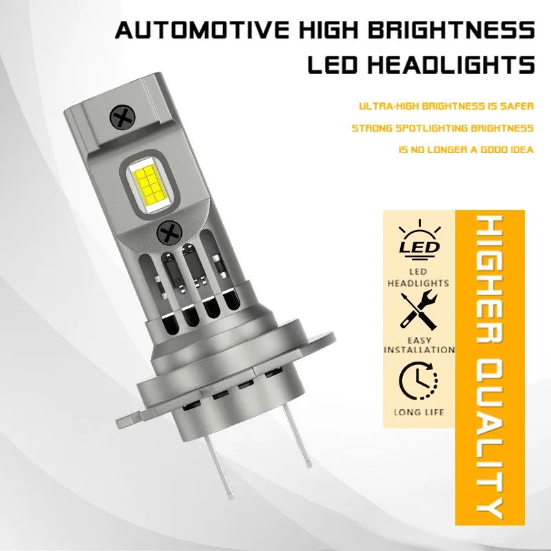 야마하 FZ6 2004 2005 2006 2007 2008 2009 오토바이 LED 고휘도 헤드라이트 모터 전구 H7 오토바이 6000K 차가운 백색
