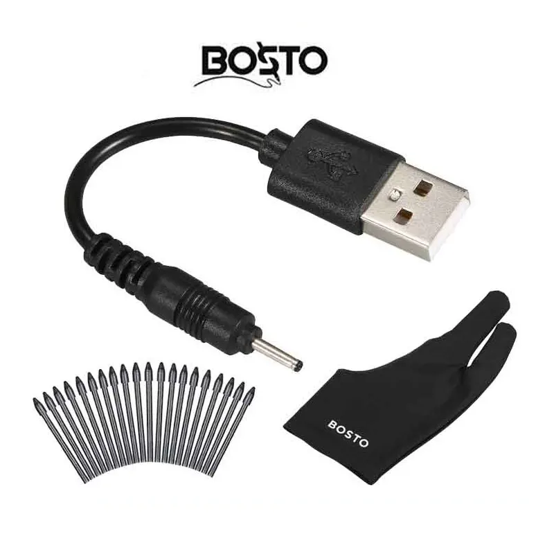 BOSTO Stylus Charging Cable Cord USB Charger 12cm for Graphics Drawing