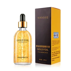 24k Gold Hyaluronic Acid Facial Lifting and Whitening Serum - Anti-Aging Collagen Essence - 24K Gold Foil