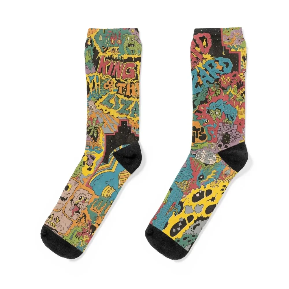 The Oddments King Gizzard Socks professional running warm winter Socks Female Men's king gizzard