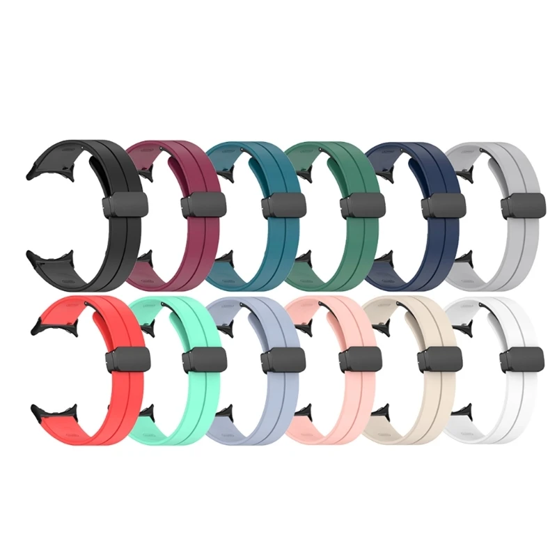 

Silicone Strap Compatible for Pixel Watch 2 Smartwatch Waterproof Fashionable Belt Soft Bracelet Wristband Loop