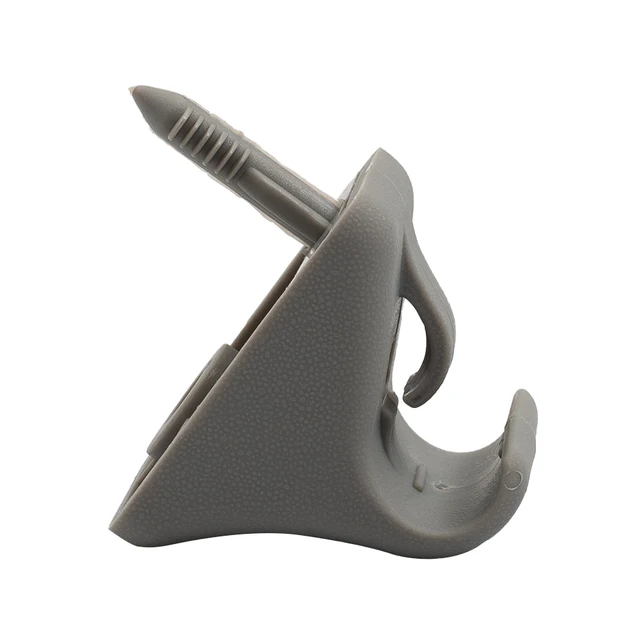 2Pcs Car Sun Visor Clip Gray Interior Hanger Hook Clip Bracket For Hyundai For Getz 2002 - 2011 Bracket Hanger Sun Visor Clip 2