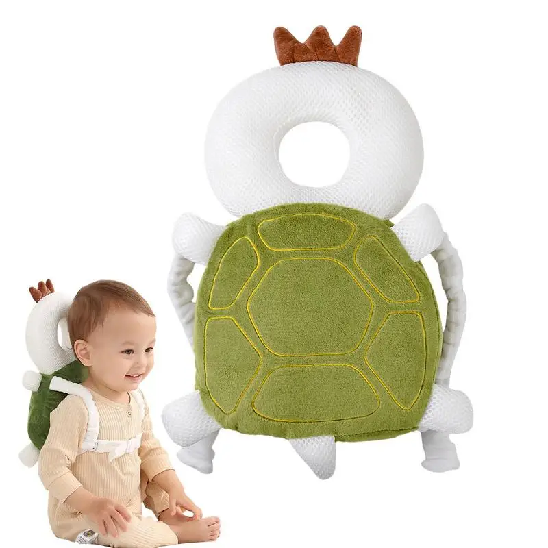 

Baby Head Protection Pillow Toddler Head And Baby Head Protection Backpack Adjustable Turtle Shaped Anti-Collision Breathable