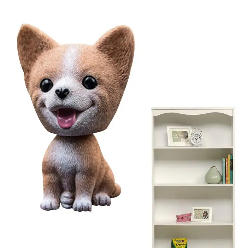 Car Bobblehead Dashboard High Emulation Bobblehead Dog Office Cab