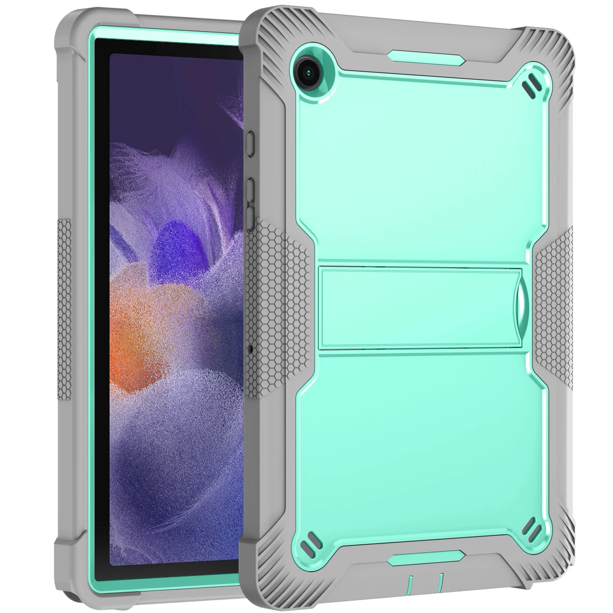 Heavy Duty Armor Kids Hybrid PC-Silicone Tablet Cover
