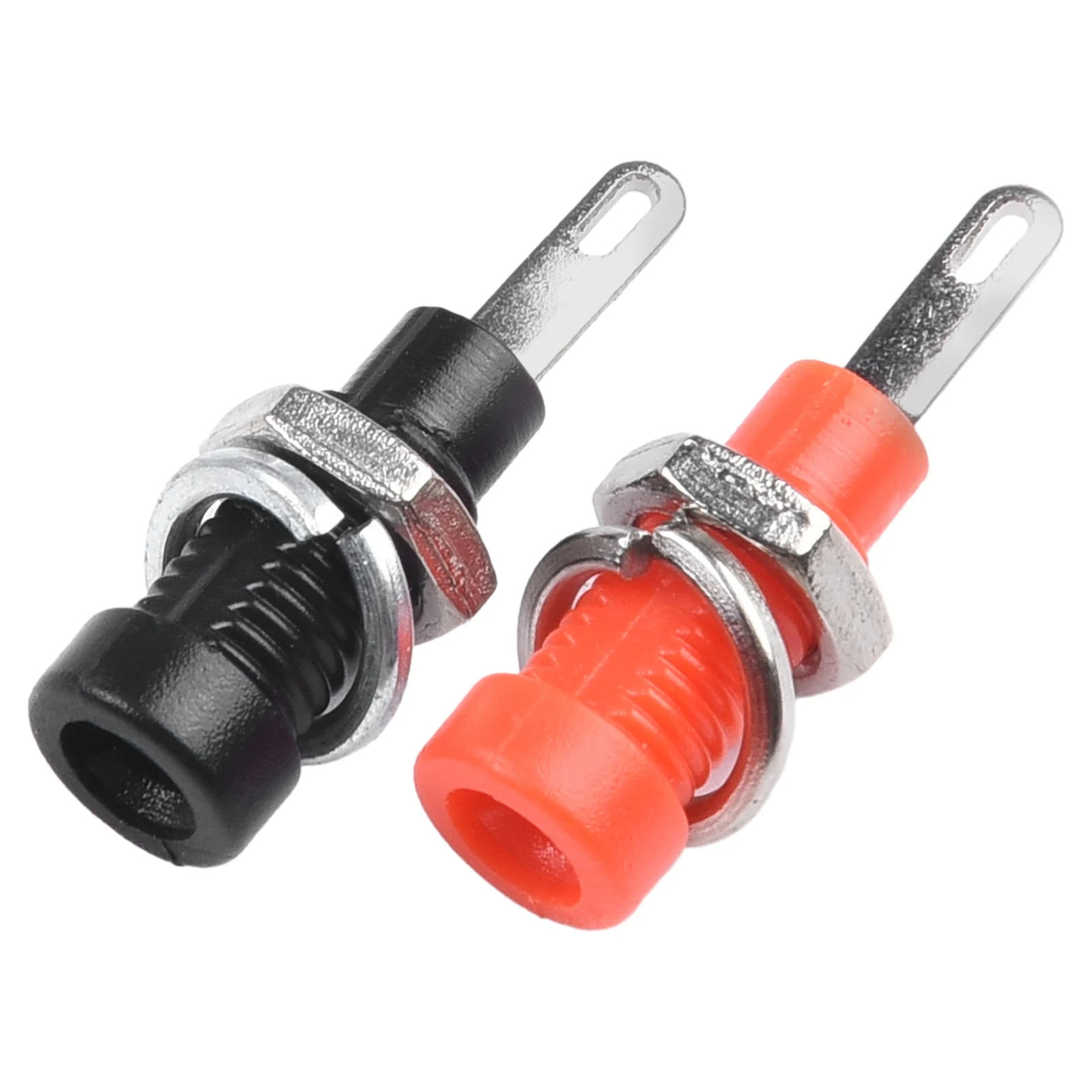 10Pcs 2Mm Banana Socket Binding Post Connettore Elettrico Terminale Superficie Nichelata Forte Resistenza Alla Corrosione