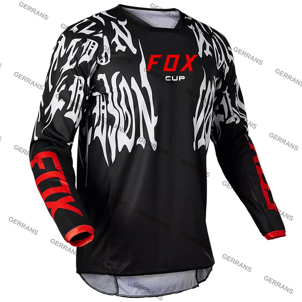 

Sports Team Downhill Jerseys 2023 Fox Cup MTB Bike Shirts Offroad DH Motorcycle Jersey Motocross Sportwear Clothing