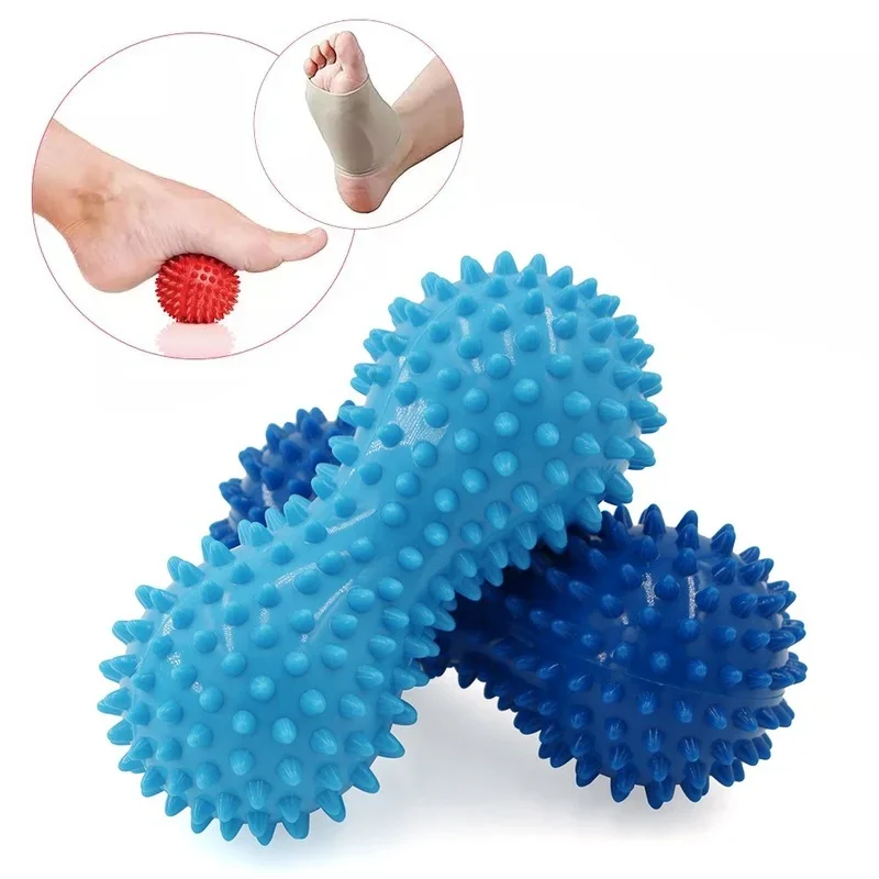 Peanut PVC Yoga Supplies Spinning Exercise Massage Peanut Handball Yoga Fitness Ball Inflatable Airbag Ball
