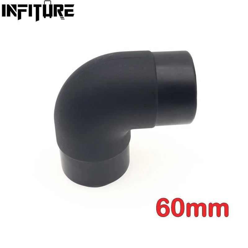 Car Air Heater Ducting Pipe 60mm Air Vent Outlet L Piece Elbow Bend Pipe Exhaust Connector For Webasto Eberspaecher Diesel