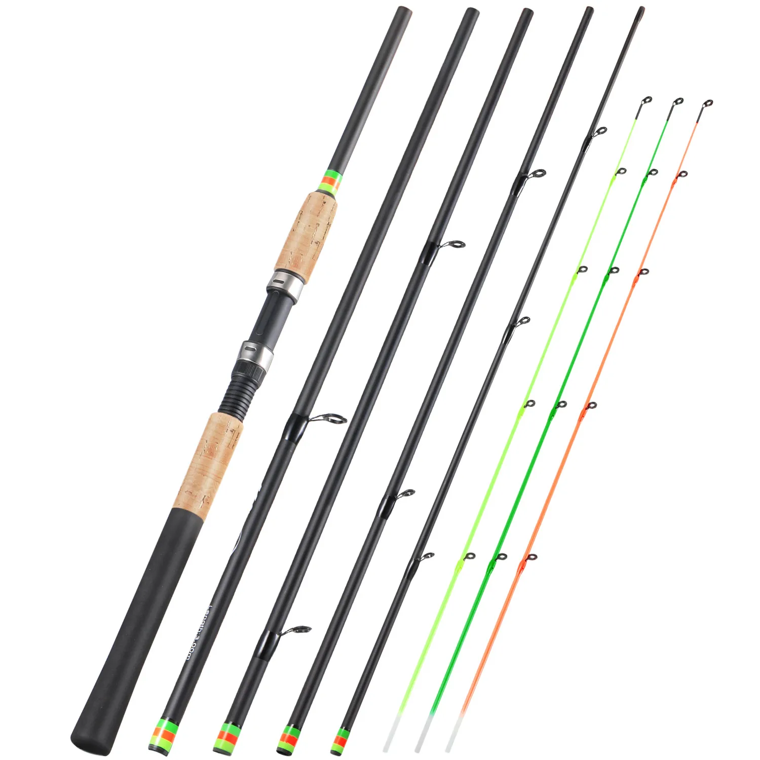 Sougayilang L M H Cork Handle Feeder Fishing Rod Spinning Rods 3M Travel  Rod De Pesca Carp Fishing Pole