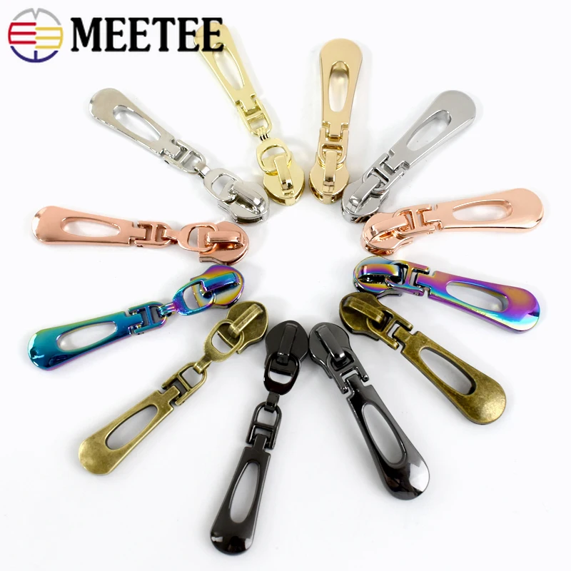 5/10/20pcs 5# Cipzár Sliders számára Nylon zips Magnószalag Ruha decorativa zippers pulsl fejét Zsip javító készlet DIY Összevarrás kiegészítők