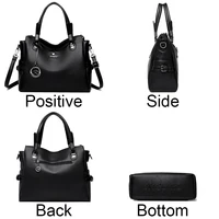 Real Women Soft Leather Shoulder Bags Luxury Women's Bag High Quality Ladies Handbag Fashion Female Messenger Bag Large Tote Sac 3