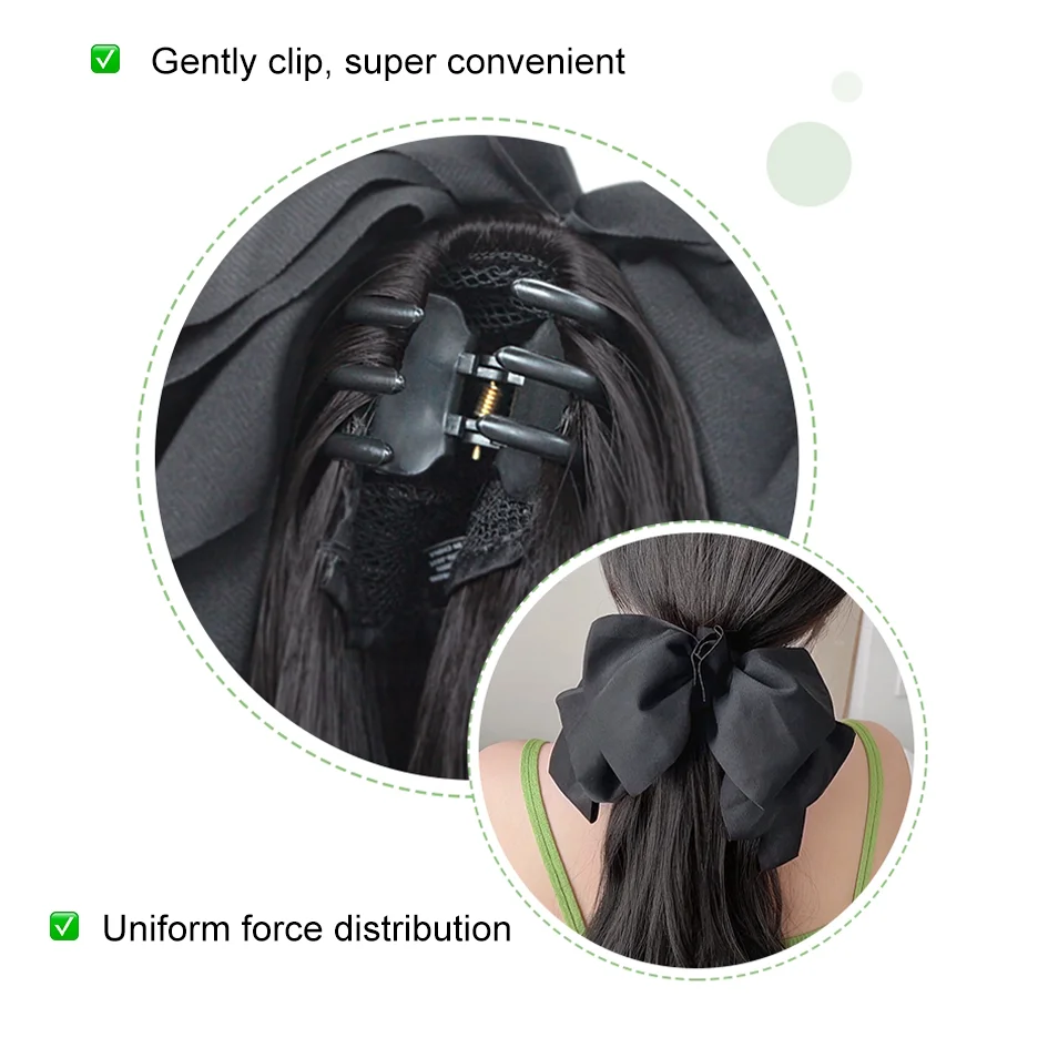 Synthetic 10inch 12inch 14inch 16inch ponytail wig for women with long curly hair high ponytail, bow tie low braid fake ponytail